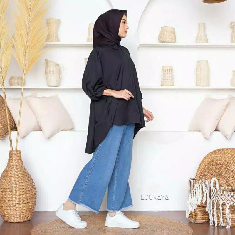 Biiu Kemeja Atasan Wanita Oversize