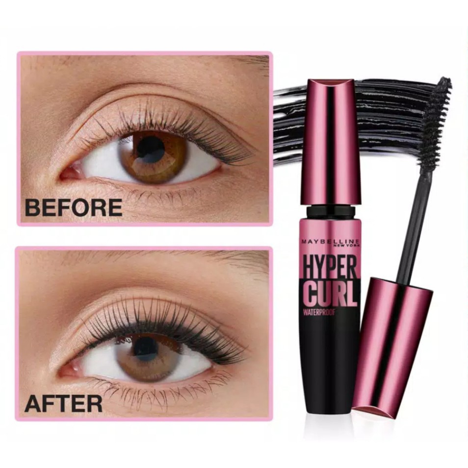 Maybelline Volum Express Hyper Curl Mascara Waterproof - Black