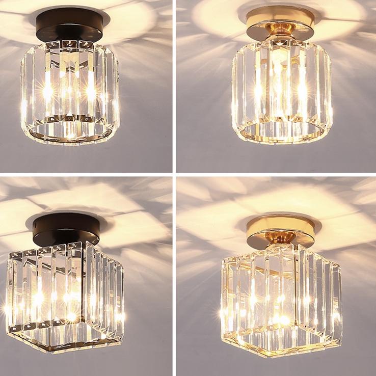 Banyak Dipakai.. Lampu Kristal Minimalis / Lampu Kristal Plafon Rumah / Lampu Plafon / Lampu Ceiling
