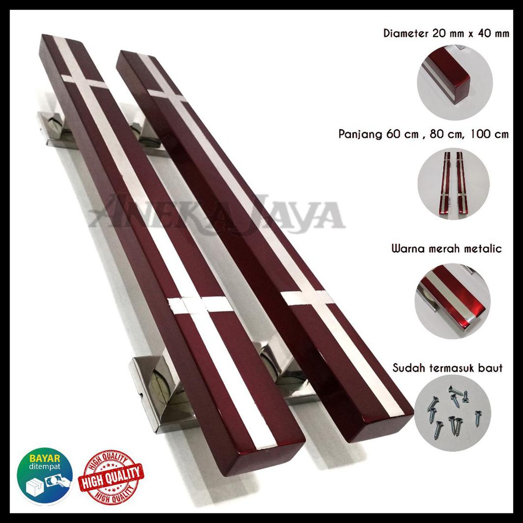 MURAH HANDLE PINTU RUMAH PANJANG 60 CM 80 CM 100 CM TARIKAN PINTU PEGANGAN PINTU RUMAH MINIMALIS