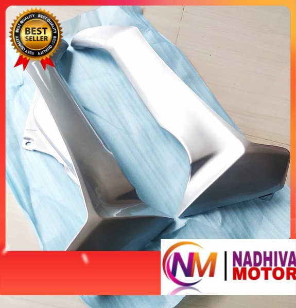 cover sayap tameng tebeng depan luar fizr f1zr silver