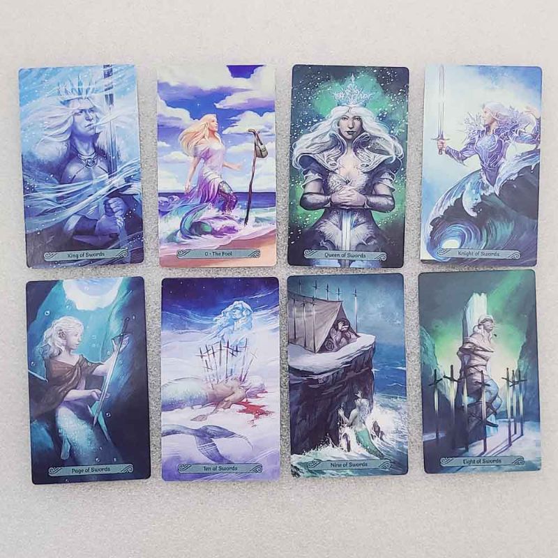 Mermaid Tarot 12x7cm include guide paper