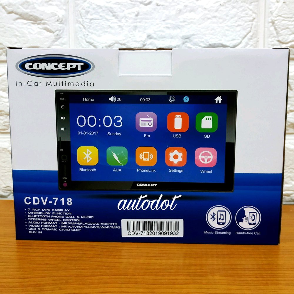 Promo Doubledin AVI 1800DS Deckless Mirrorlink Murah Berkualitas