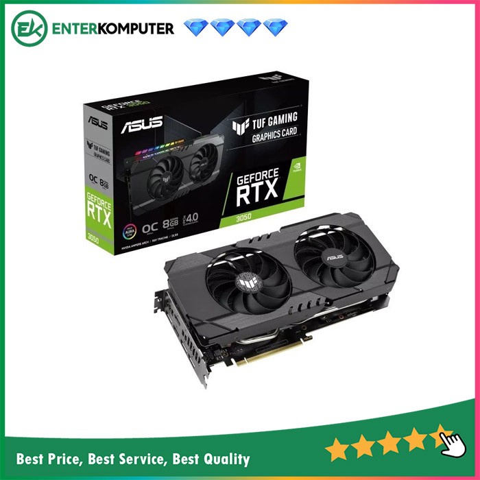 Asus GeForce RTX 3050 8GB GDDR6 - TUF Gaming OC Edition