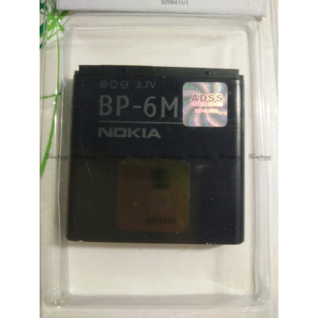 Baterai Nokia 3250 6151 6233 6280 9300 9300i BP-6M BP6M Original ORI OEM Batre Battery Batu Batrai