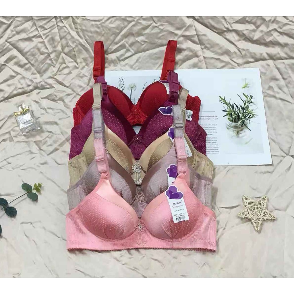 bra / bh wanita 8986CUP B - busa tipis kain lembut TDK  ADA KAWAT (PROMO BELI 4 FREE MASKER)