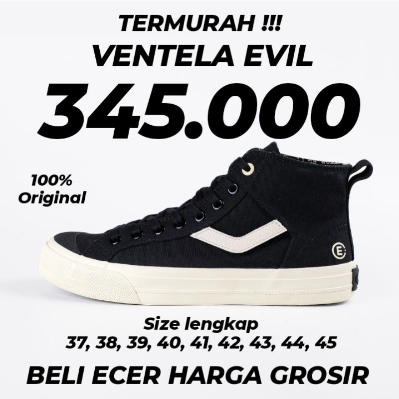 Sepatu Ventela x Evil High Vantela Papa Gading Low Ventela Evil x Papa Gading Low All Is Well