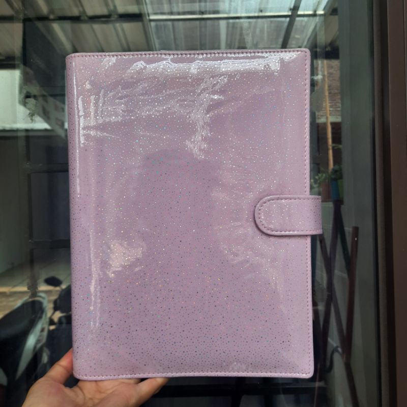 

Binder Premium Hologram Glitter Pastel Klip A6 6ring A5 20ring B5 26ring