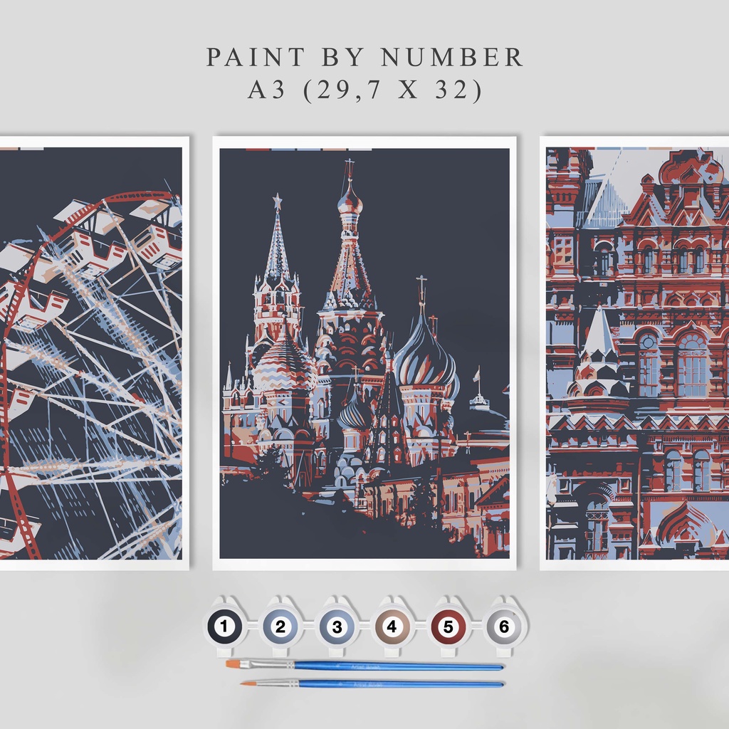 

Paint By Number Kit A3, NIGHT