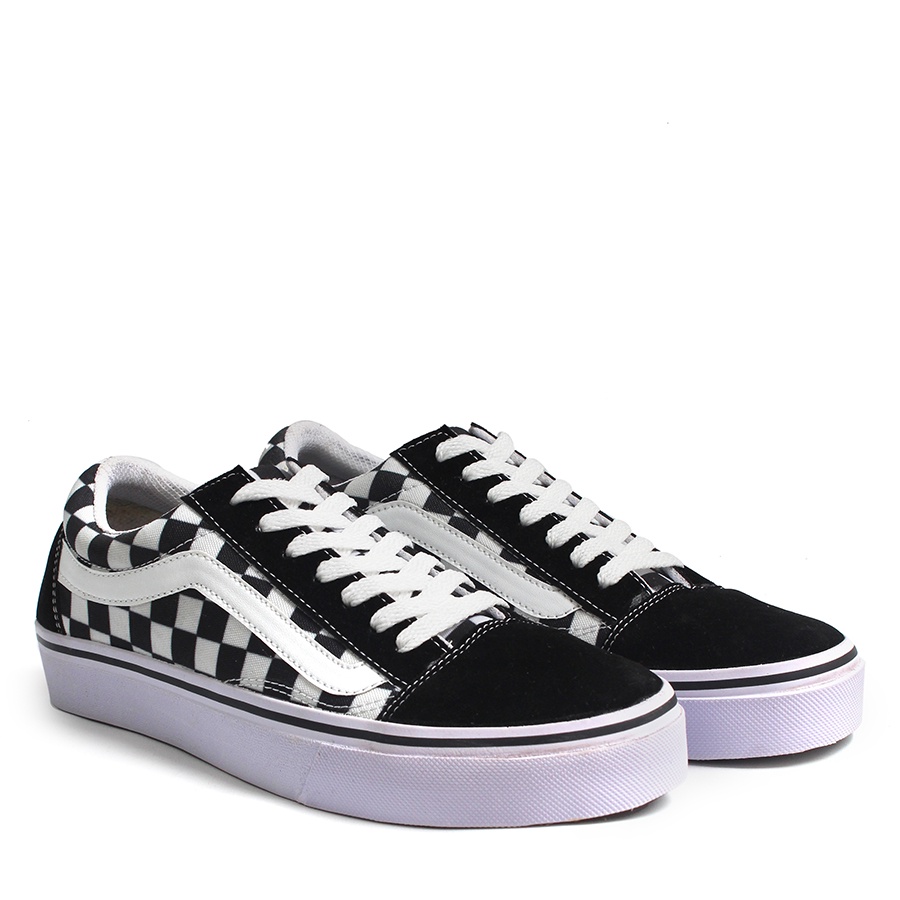 ( FREE ONGKIR ) SEPATU VANS OLDSKOOL PREMIUM MOTIF 3D SEPATU SNEAKERS OLDSCHOOL PRIA WANITA