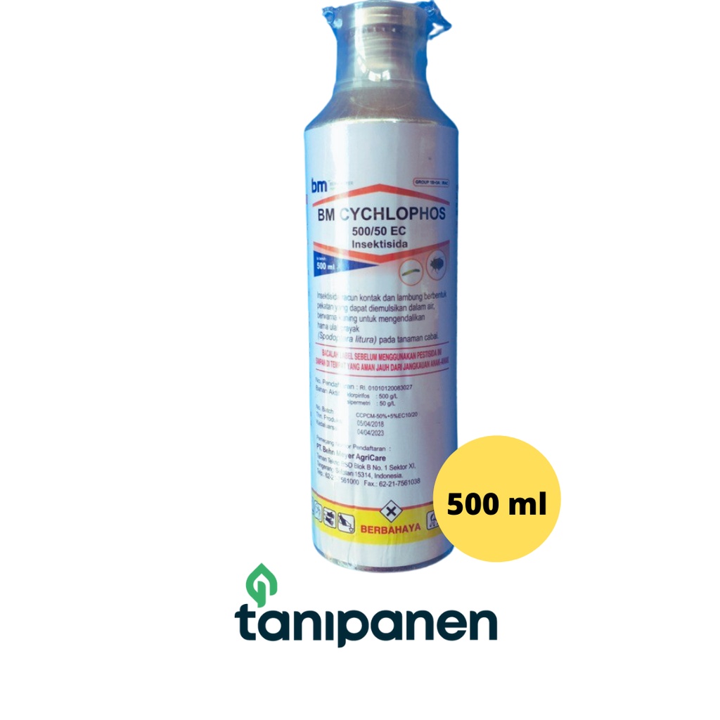 INSEKTISIDA ULAT GRAYAK BM CYCHLOPHOS 500/50 EC (500 ML)