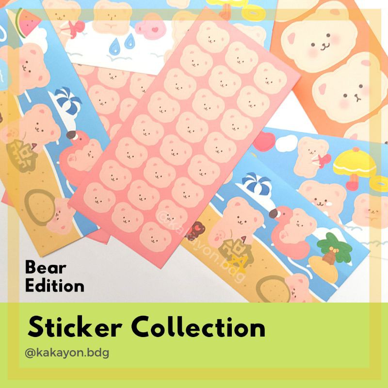 

Stiker Reward Bentuk Bear Beruang