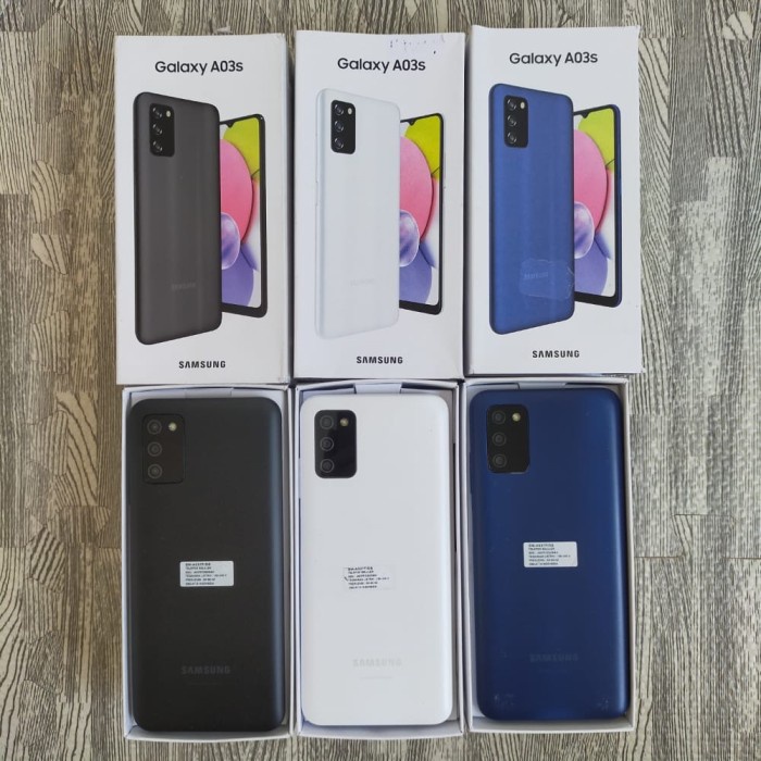Samsung A03s 4/64 SECOND BEKAS FULLSET LENGKAP MULUS GRANSI SIAP PAKAI