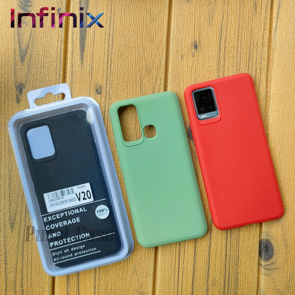 Infinix Case Silicon Candy Warna For INFINIX  Hot 9 Play