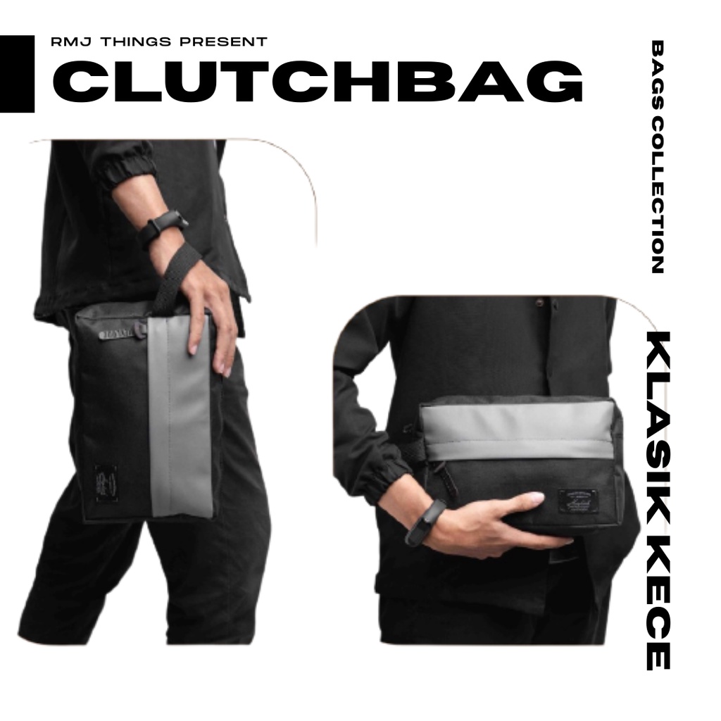 Clutchbag Casual Pria Clutch Bag Antiair Waterproof Tas Handbag Kondangan Pesta Hand Pouch Formal No