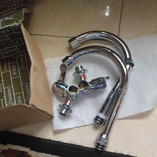 Promosi Murah Meriah Kran Air Cuci Piring Angsa 1/2 Inch Tembok