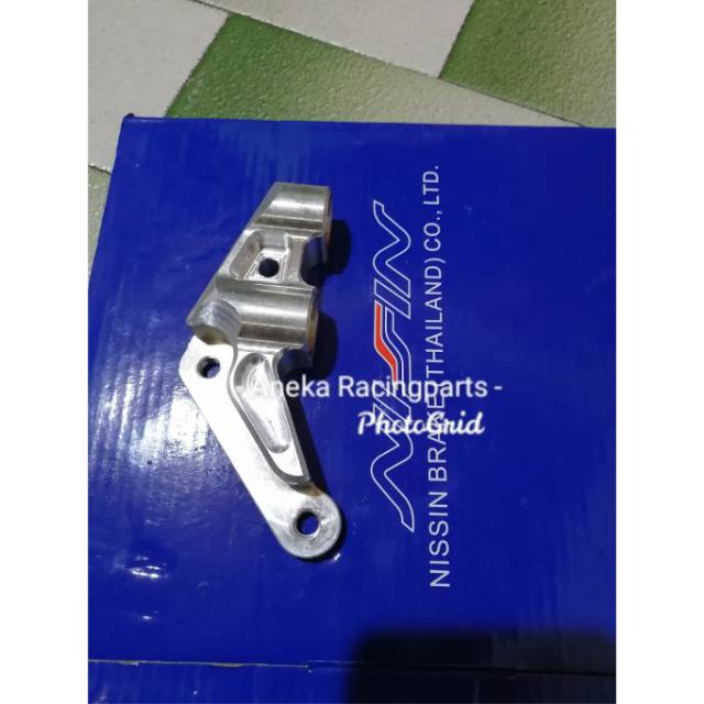 Breket kaliper monoblok ninja r rr disk 280mm / breket pala babi nissin monoblok disk 280mm ninja