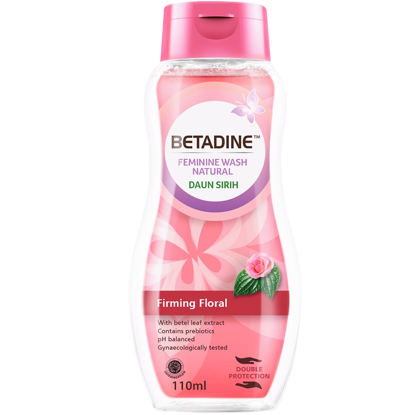 BETADINE Feminine Wash Natural Daun Sirih Firming Floral 110ml 110 ml