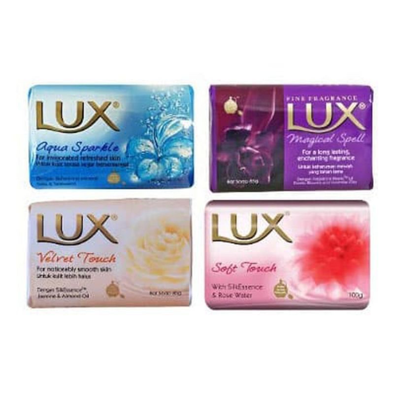 SABUN LUX BATANG 75GR SOFT ROSE VELVET JASMINE