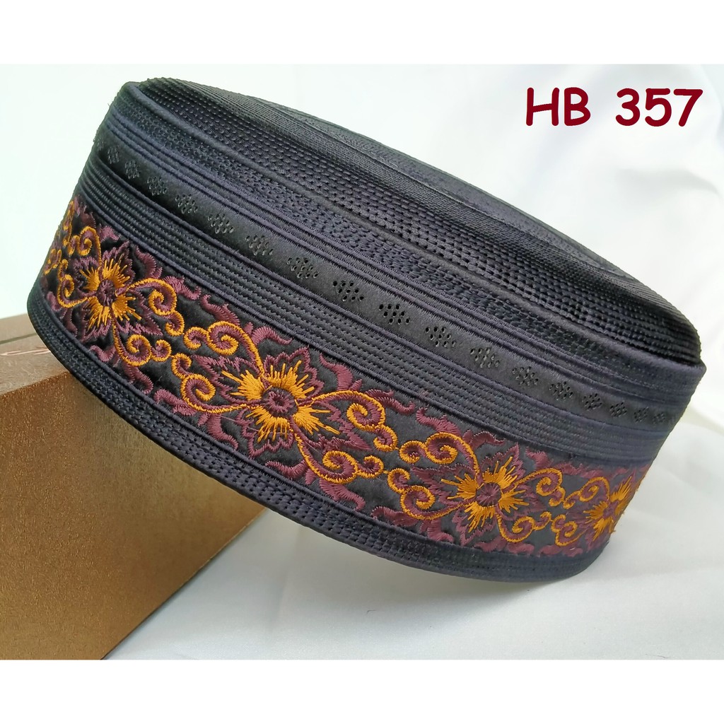 Songkok Sudemala/ Songkok Haji Hitam HB 357/ Kopyah/ Peci