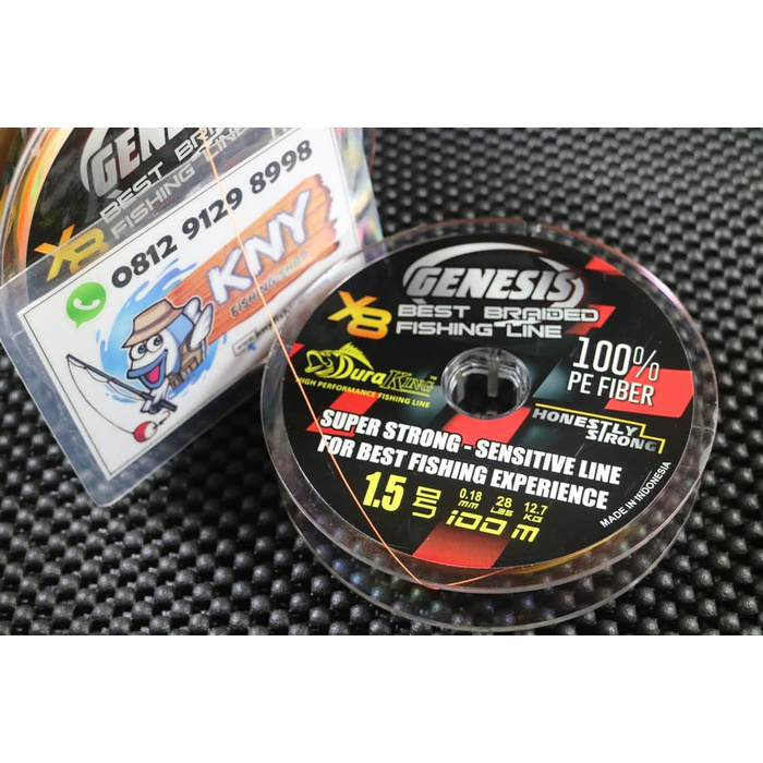 benang pancing duraking genesis pe 1.5 / 12.7 kg senar mancing idola 88 joran