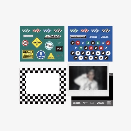 booked [TRACE] Treasure Polaroid Photo + Stickers Set