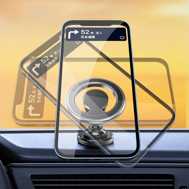 Bracket Klip Magnetik Mount Ac Mobil Holder Handphone iPhone 14 / 12 / 13pro Max