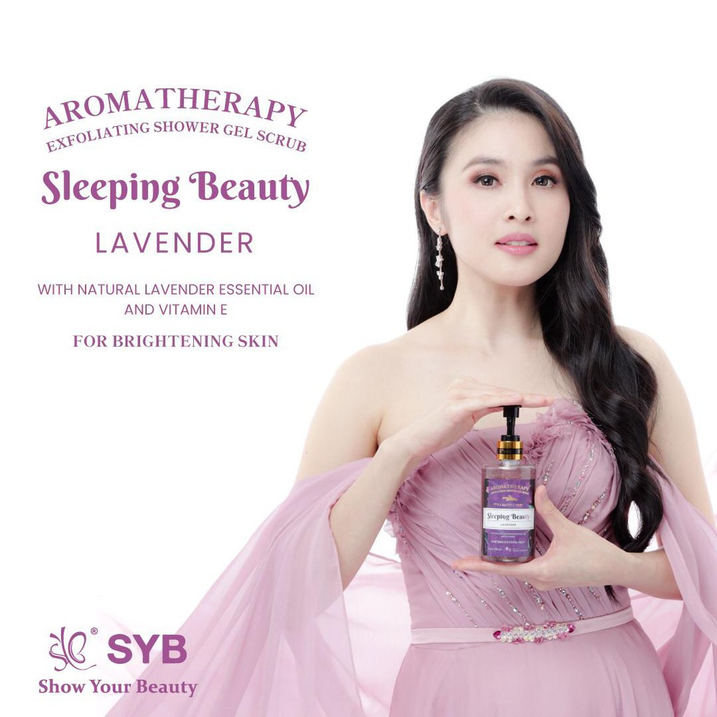 SYBxSandraDewi Aromatherapy Exfoliating ShowerGel Scrub Sleeping Beauty