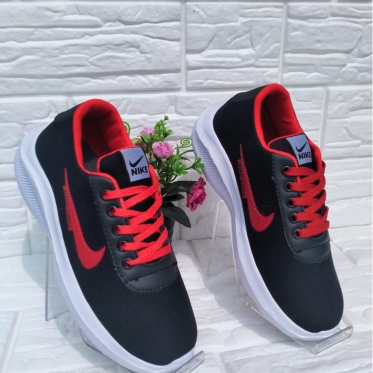 [COD] SEPATU ANAK SEKOLAH TK SD BALITA HITAM MERAH NK13 KIDS SIZE 30-37 SPORTY LAKI PEREMPUAN BBFF02 FASHION ANAK