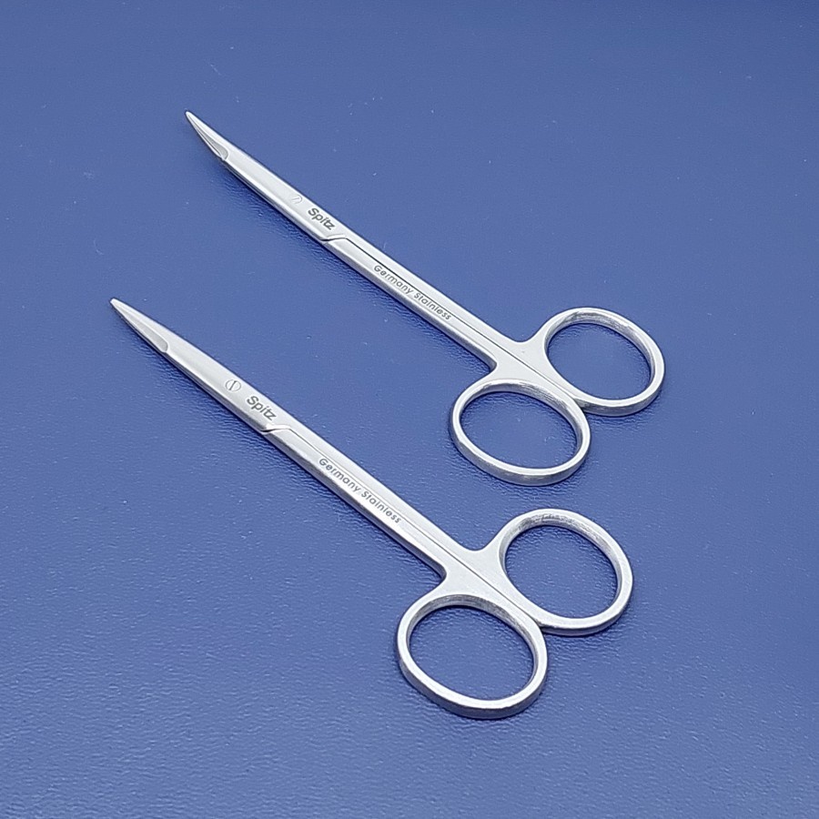 Alat Medis Gunting operasi Steven Dissecting scissor 11,5 cm|Spitz