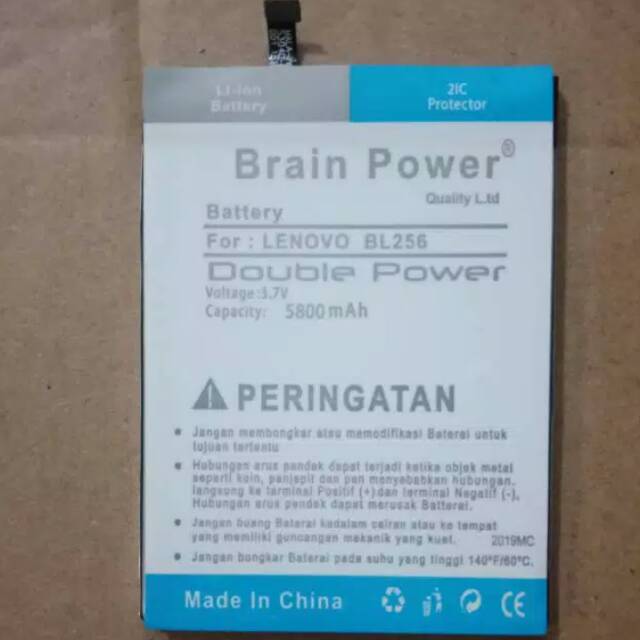 Batre baterai batteri Lenovo Vibe K4 Note A7010 Vibe X3 Lite BL256 Dobel power