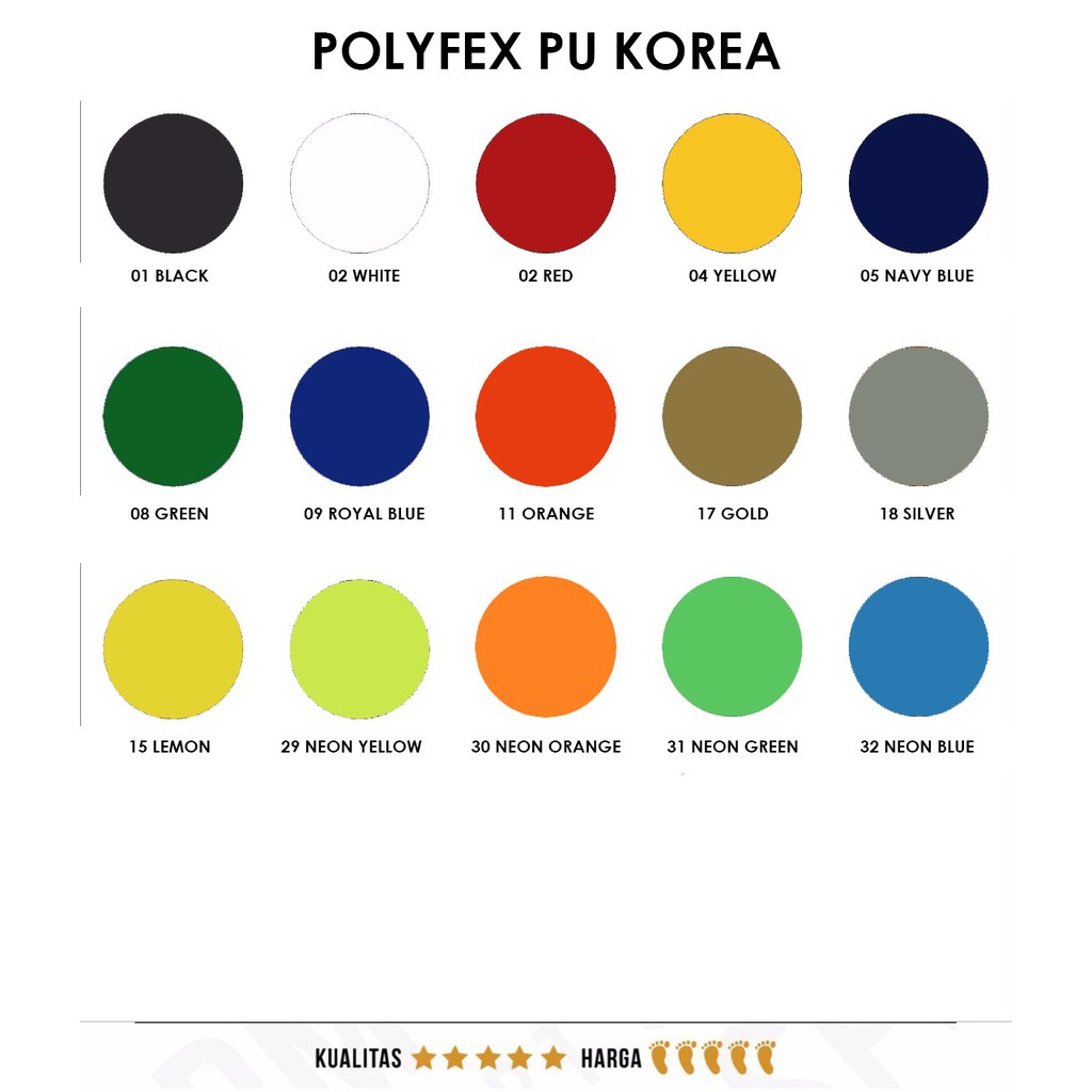 Polyflex PU Korea Warna Normal Meteran