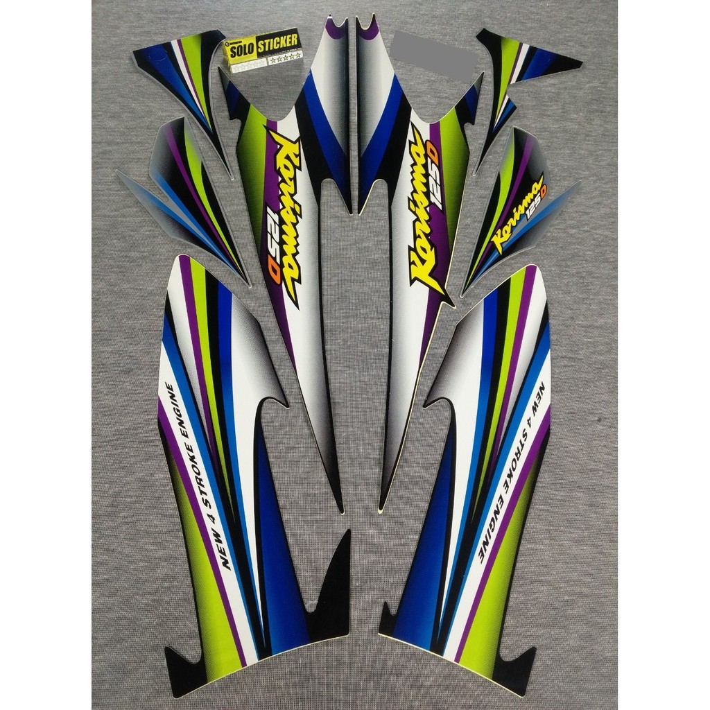 BISA COD Striping Sticker Lis Motor Honda Karisma 125D 2004 Shopee Indonesia