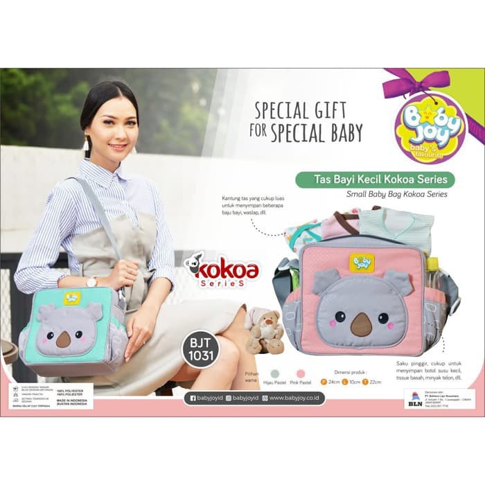 Tas Bayi BABY JOY KOKOA SERIES BJT 1031 - Tas Bayi Kecil Lucu dan Murah BABY JOY