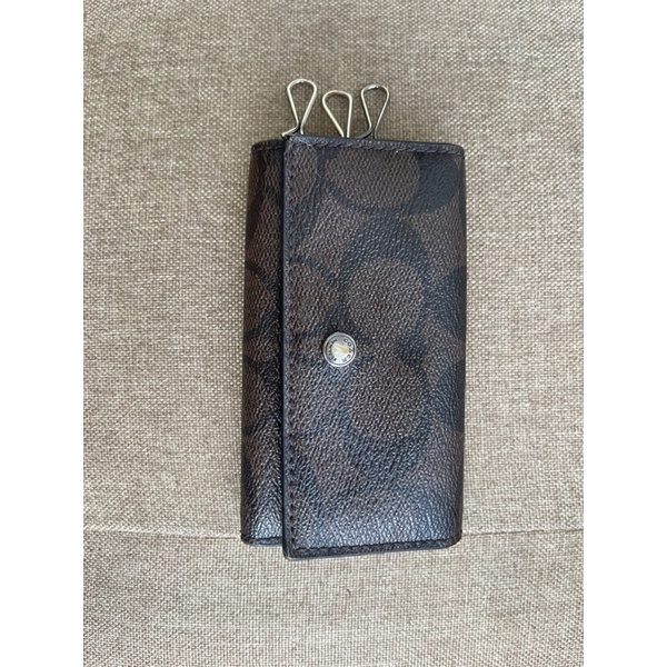 preloved dompet gantungan kunci coach original