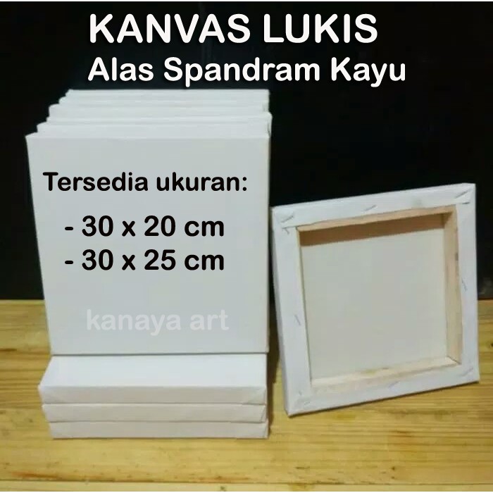 

Kanvas Lukis 25 x 30 cm 30 x 20 cm polos murah