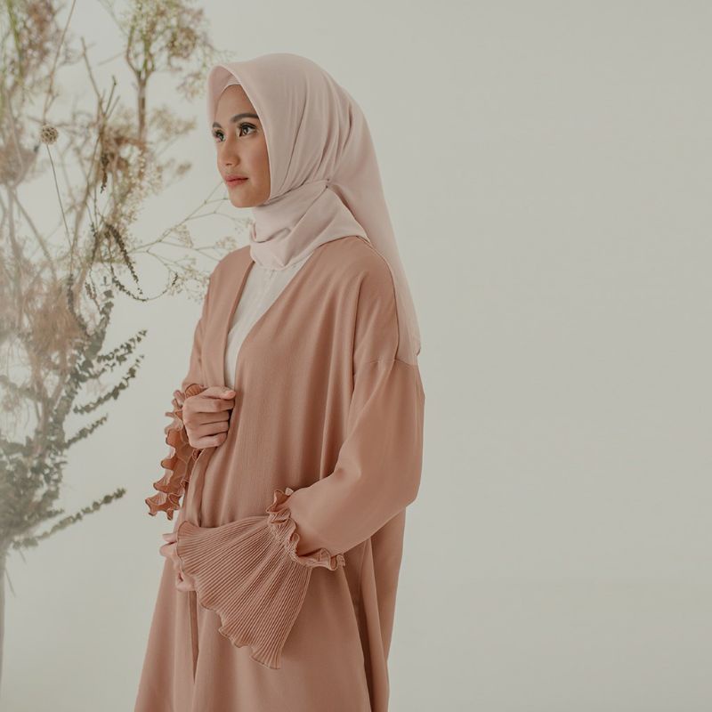 OUTER HARSHA WARNA CORAL BY ASKALABEL/OUTFIT LEBARAN