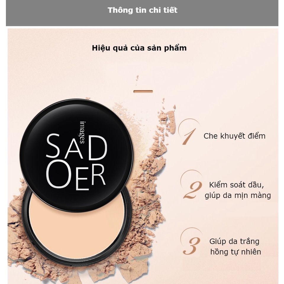 Sadoer Images Powder Bedak Glowing Tahan Lama Anti Air Images Professional Compact Powder bedak tebal