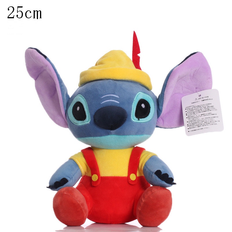 Mainan Boneka Plush Disney Lilo &amp; Stitch Ukuran 25-32CM Untuk Dekorasi / Hadiah Anak