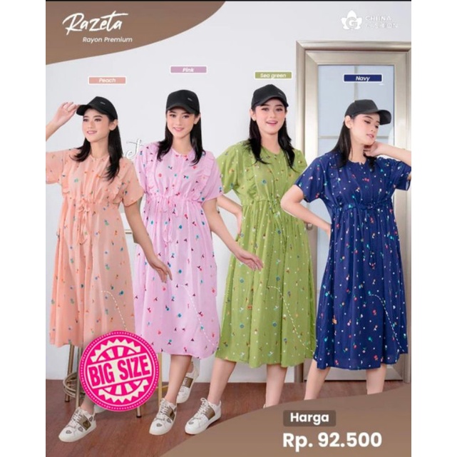 Ghina fashion Razeta dres big size