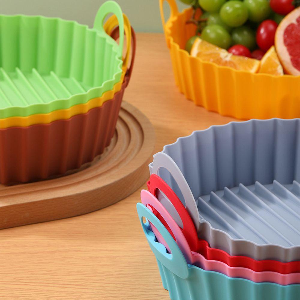 Pineapple Silicone Pot Grill Pot Tray Masak Reusable AirFryer Aksesoris Baking Basket