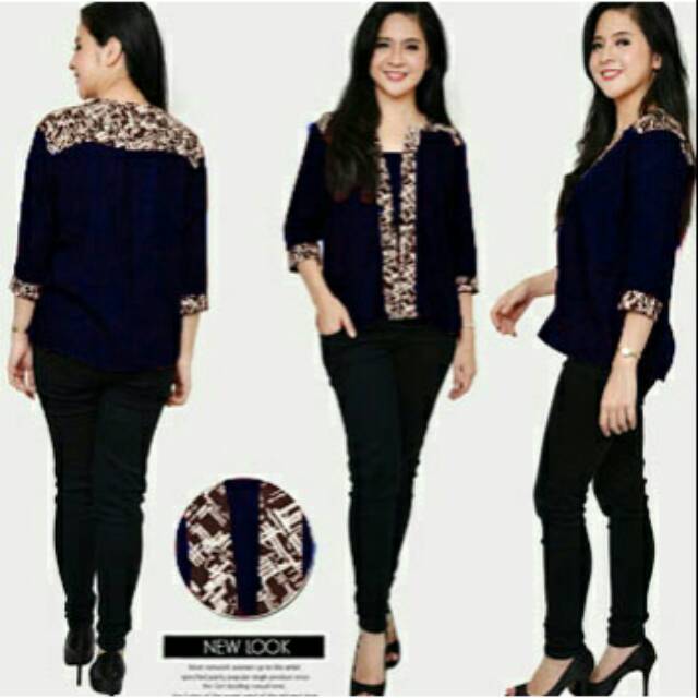 BLOUSE MONICA / kombi batik