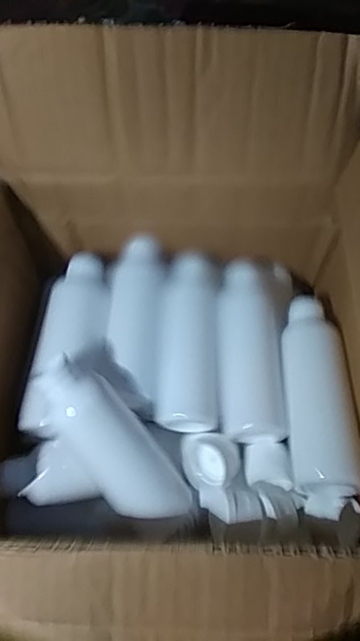 Botol 100 Ml Putih Susu Tutup Flip Top Putih Minimal 20 Pcs