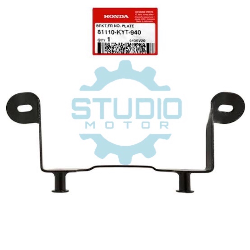 Dudukan Plat Nomor Depan Bracket Breket FR Number Plate SCOOPY Karburator Carbu KYT FI K16 eSP K93 81110KYT940 81110-KYT-940
