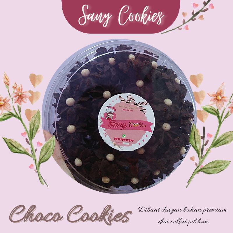 

CHOCO COOKIES / KUE COKLAT PREMIUM BUTTER WIJSMAN 500GR BY SANY COOKIES