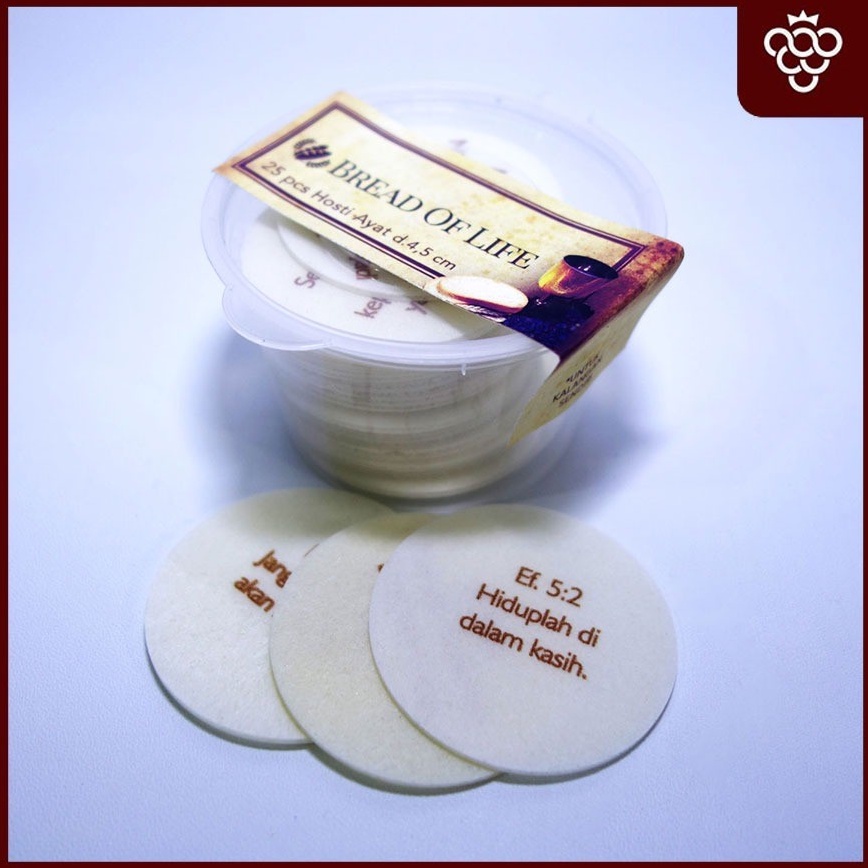 

Hosti/Roti Ayat Perjamuan Besar Isi 25 Pcs