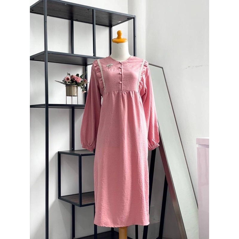 TUNIK AVIQ BAHAN CRINKLE