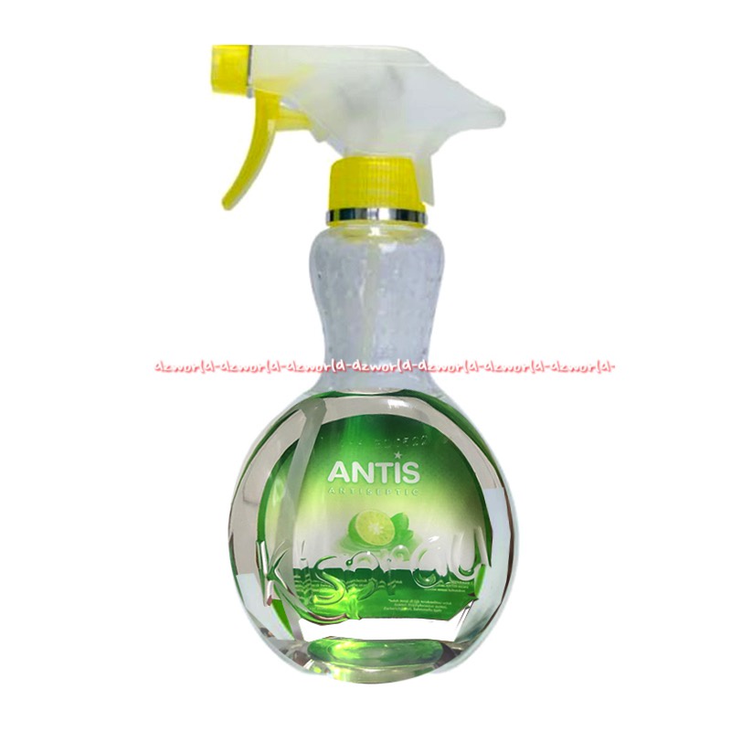 Antis Antiseptic 328ml Anti Kuman Pembersih Tangan Tidak Lengket Spray Antiseptik Serbaguna