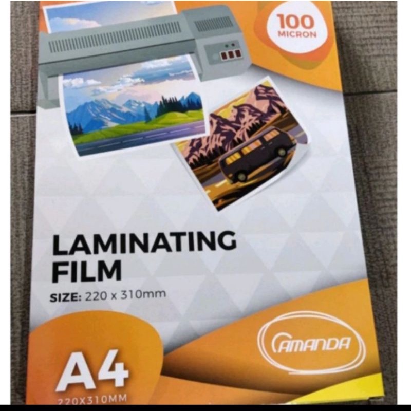 

plastik laminating film Amanda ukuran A4