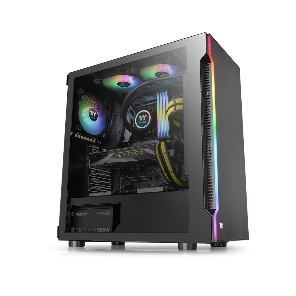 Thermaltake H200 TG Snow RGB ATX Mid Tower Chassis